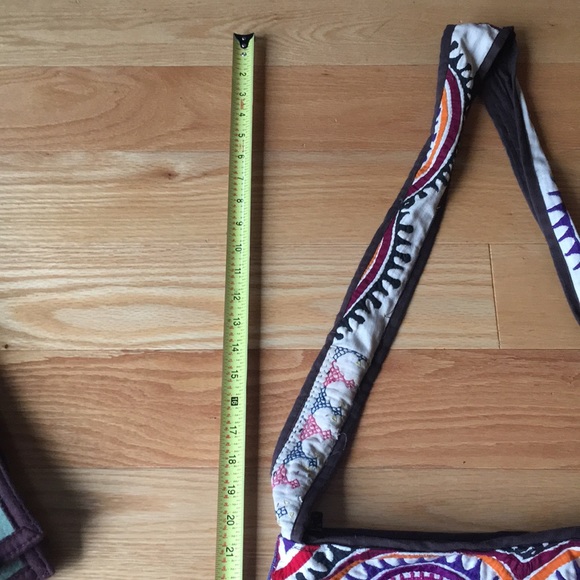 Embroidered Rainbow Cross-Body Bag - Picture 4 of 12